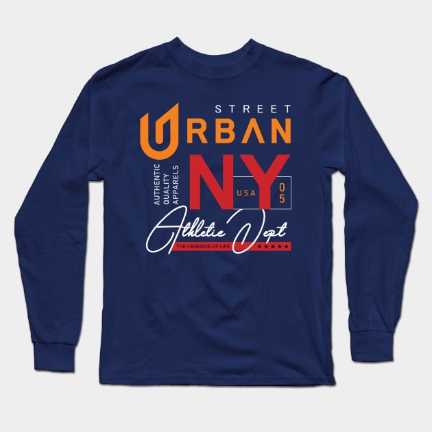 Urban NYC Long Sleeve T-Shirt by RamsApparel08